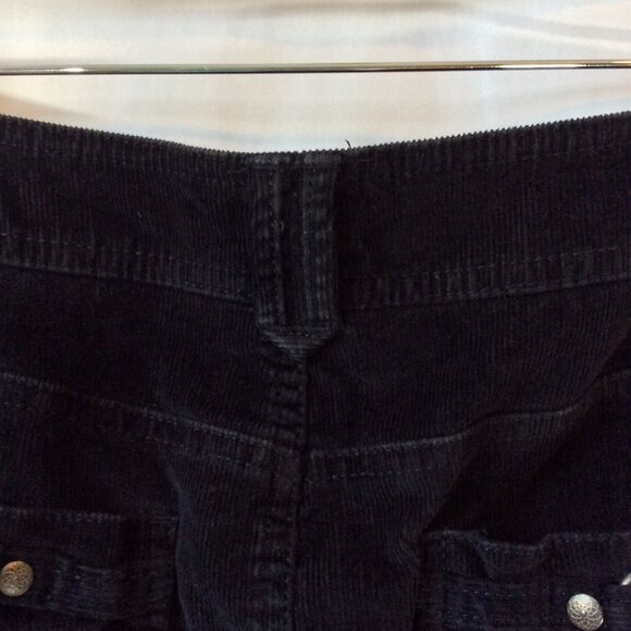 Sonoma Black Corduroy Skirt With Pockets Size 8 Petite - Picture 7 of 9
